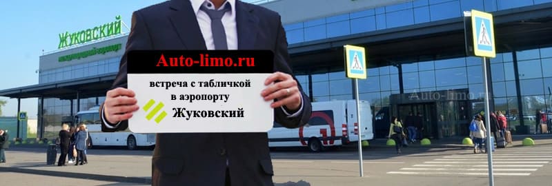 Заказать встречу с табличкой в аэропорту Жуковский